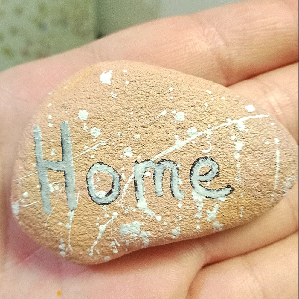 Home Rock Art homemade Stone Art